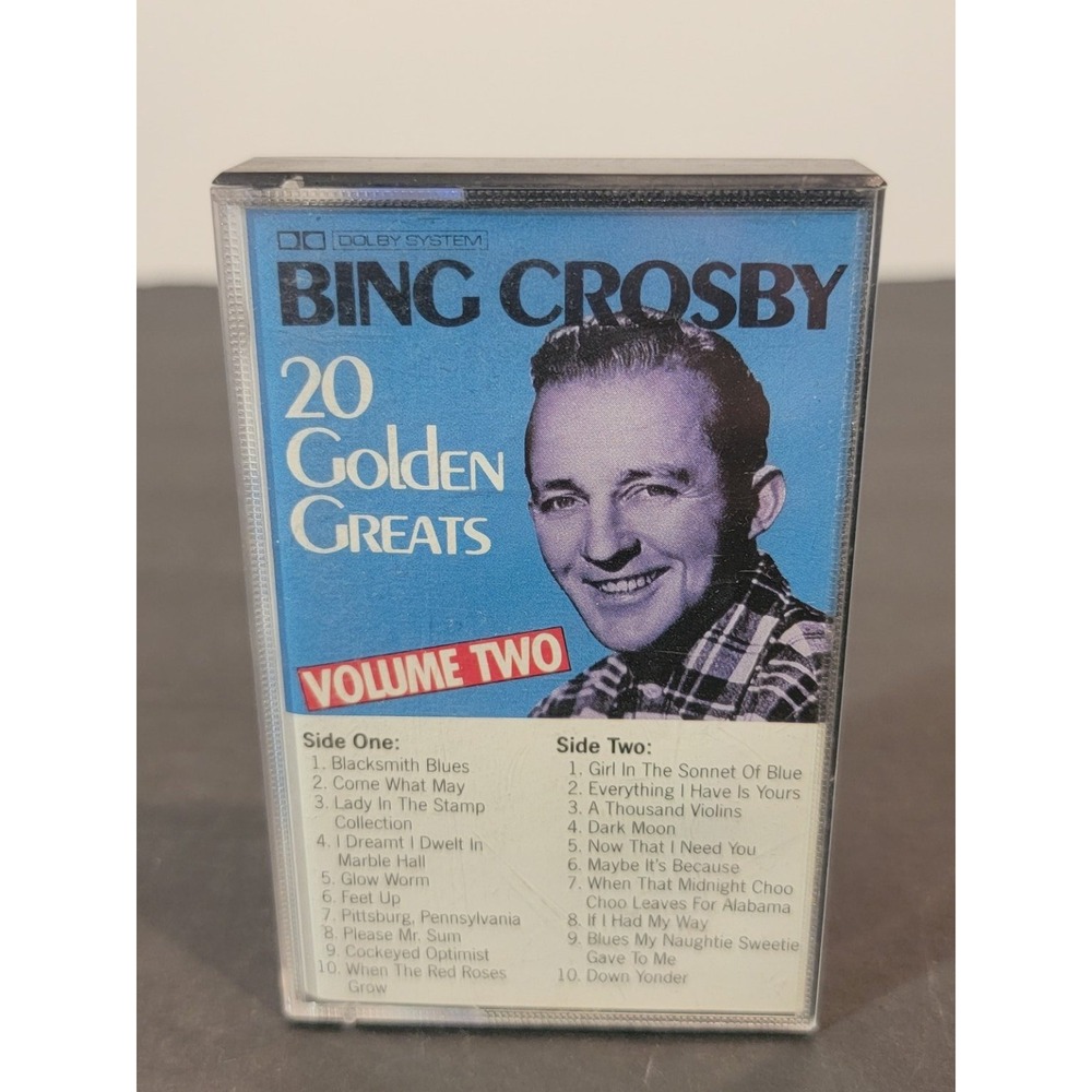 Bing Crosby 20 Golden Greats Volume Two Cassette Nostalgia‎ 42015